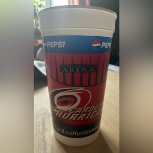 NHL Hockey Carolina Hurricanes/N. Carolina St Univ. Basketball 24 oz Plastic Cup